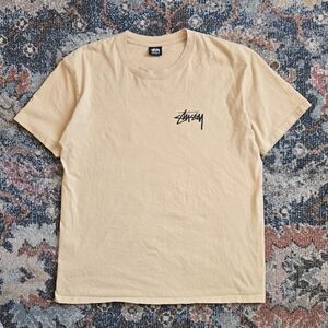 Stussy 8 Ball Fade "Putty" Tee.